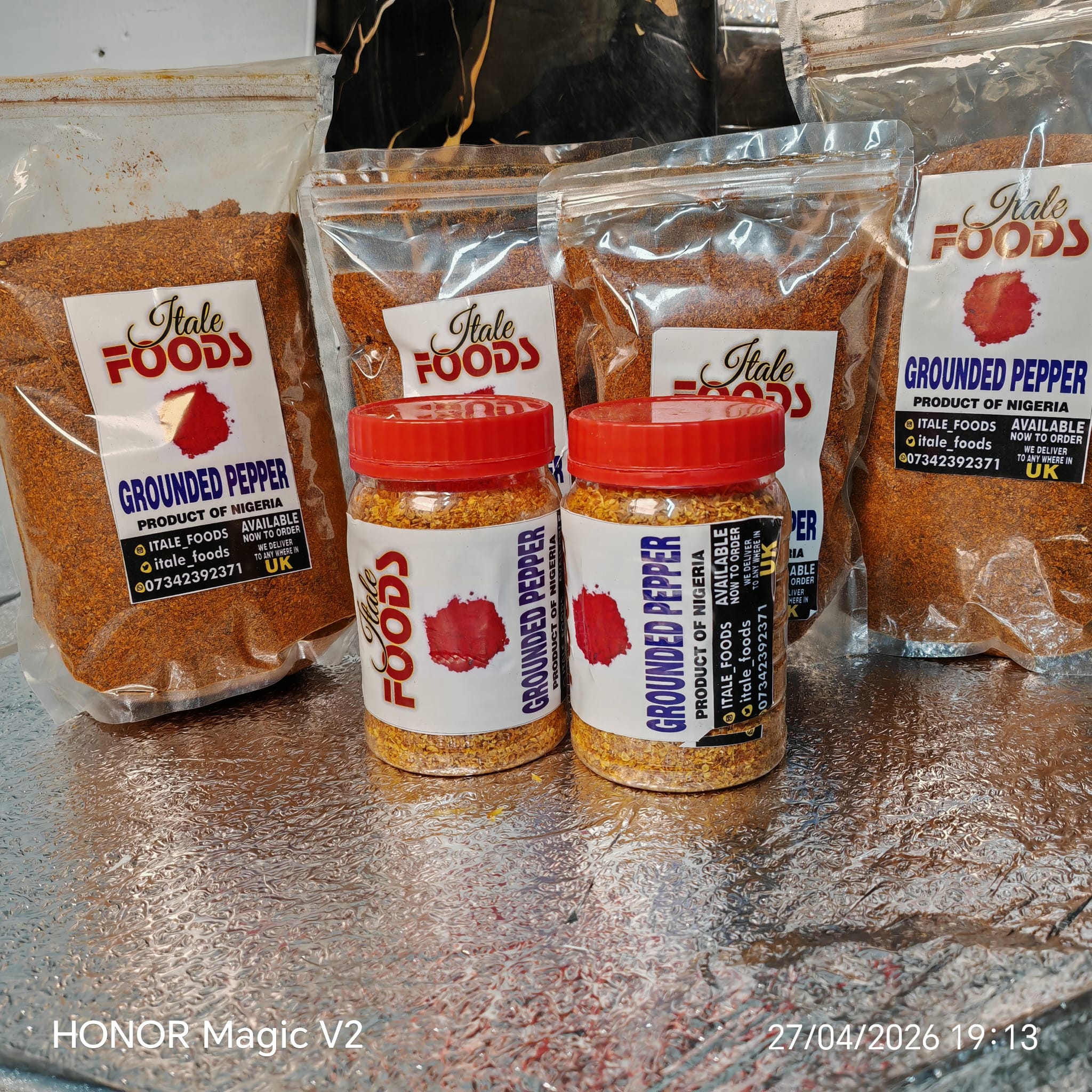 Grounded Hot Pepper 300g