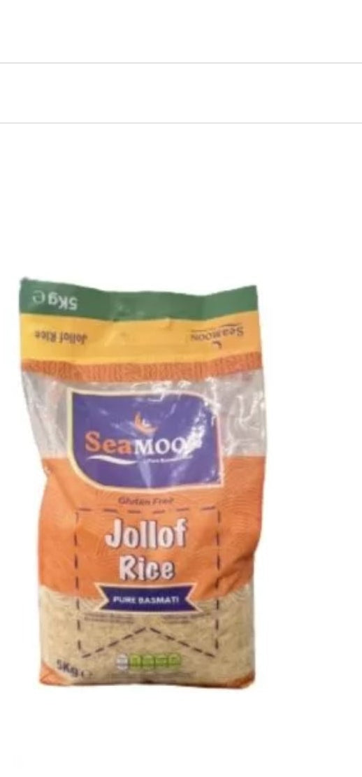 Sea moon Jollof Rice Pure Basmati Rice 5kg