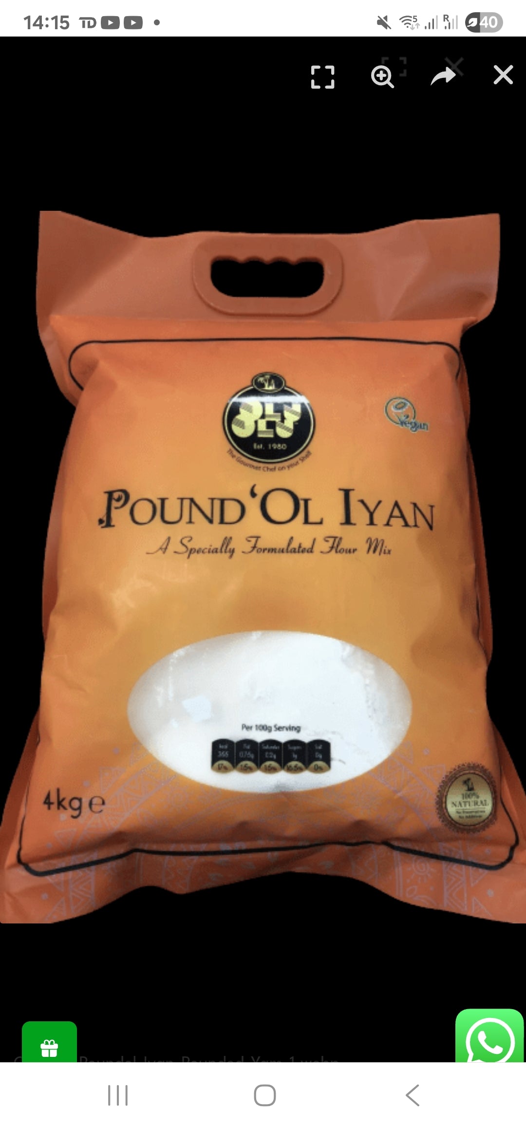 Olu Olu Pounded Yam